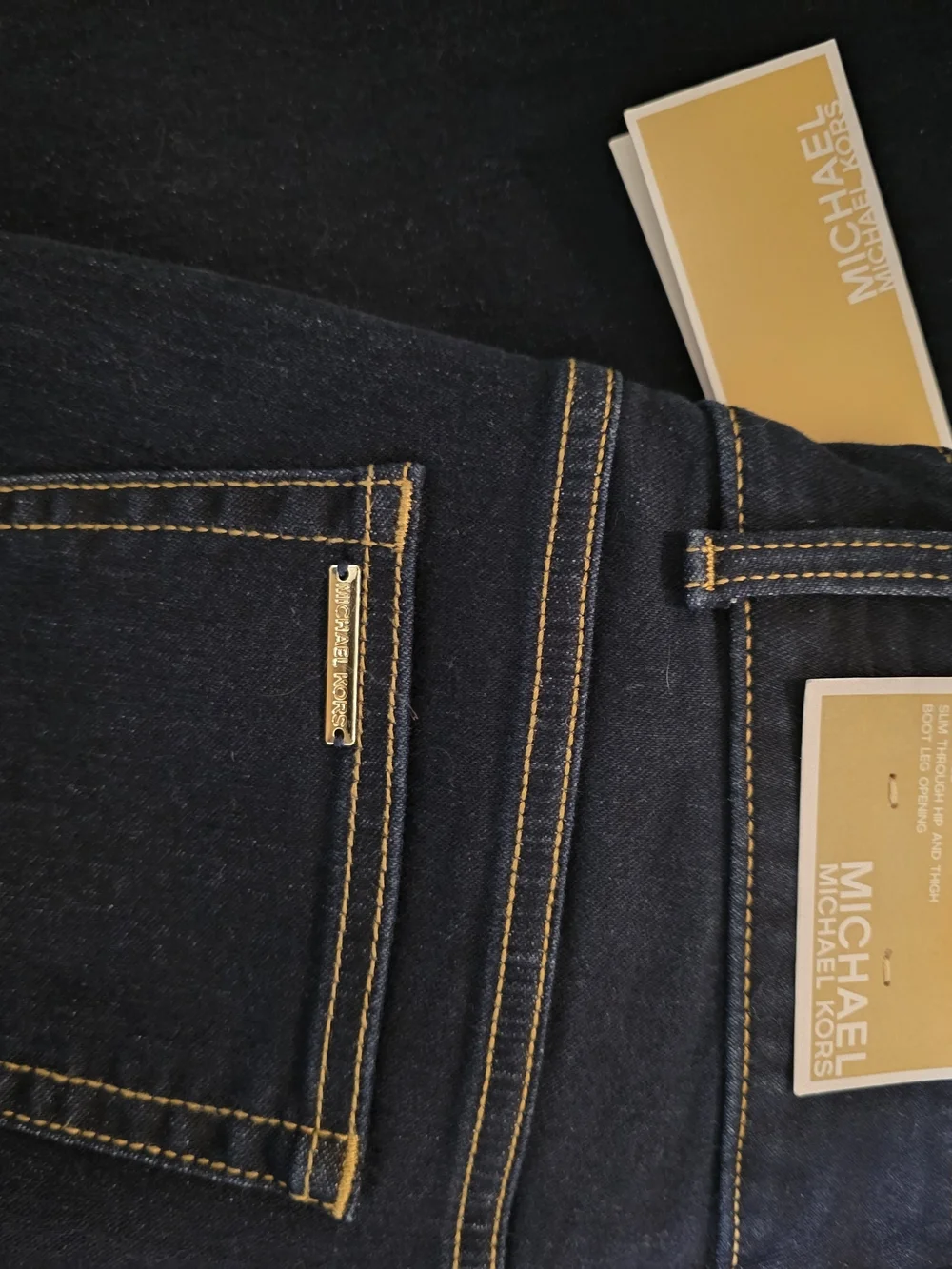 Michael Kors Dark Indigo High-Rise Women's Jeans Size 2 New
